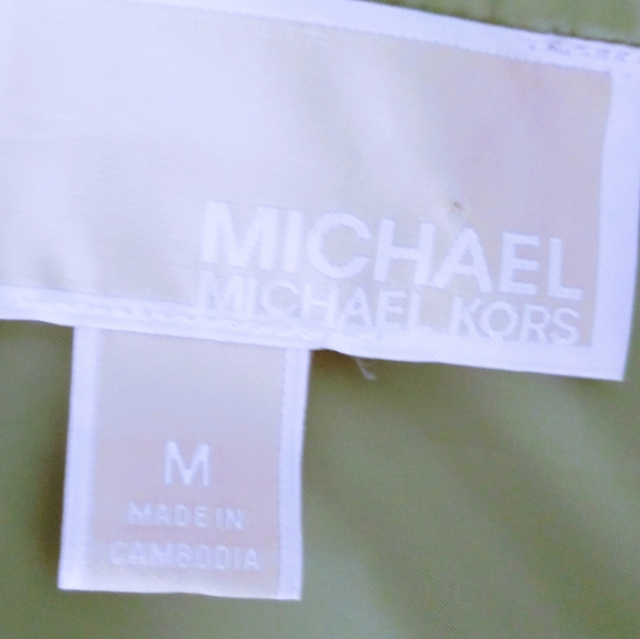 MICHAEL KORS Sage Green Windbreaker Jacket - Picture 11 of 11
